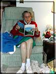Mom looking at her "Scenic Ohio" book